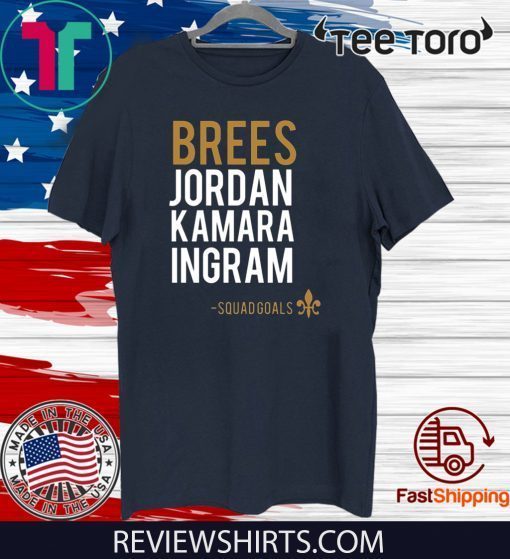 New Orleans Saints Shirt Brees Jordan Kamara Ingram T-Shirt