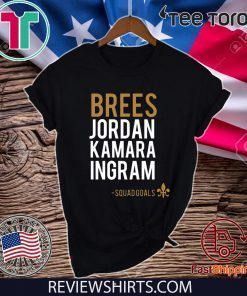 New Orleans Saints Shirt Brees Jordan Kamara Ingram T-Shirt