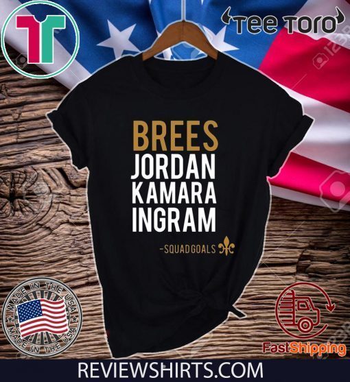 New Orleans Saints Shirt Brees Jordan Kamara Ingram T-Shirt