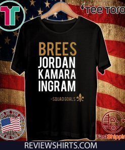 New Orleans Saints Shirt Brees Jordan Kamara Ingram T-Shirt