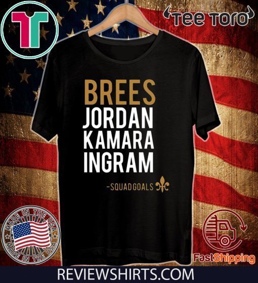 New Orleans Saints Shirt Brees Jordan Kamara Ingram T-Shirt