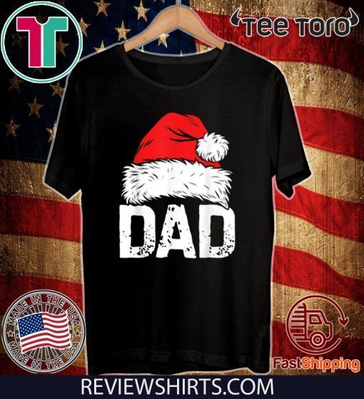 Nice Dad Christmas Santa Family Matching Pajamas Papa T-Shirt