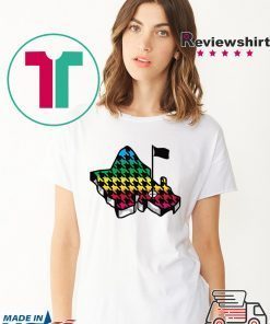 Oahu golf apparel OGA SHAVE ICE HOUNDSTOOTH Custom T-shirt