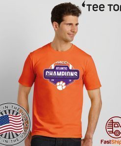 Original Clemson Tigers 2019 ACC Atlantic Football Division Champions T-Shirt