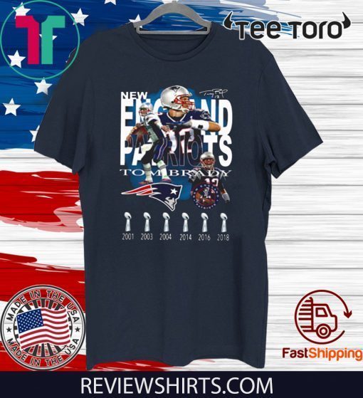 New England Patriots Tom Brady Signature shirt T-Shirt