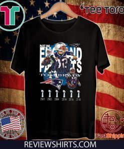 New England Patriots Tom Brady Signature shirt T-Shirt