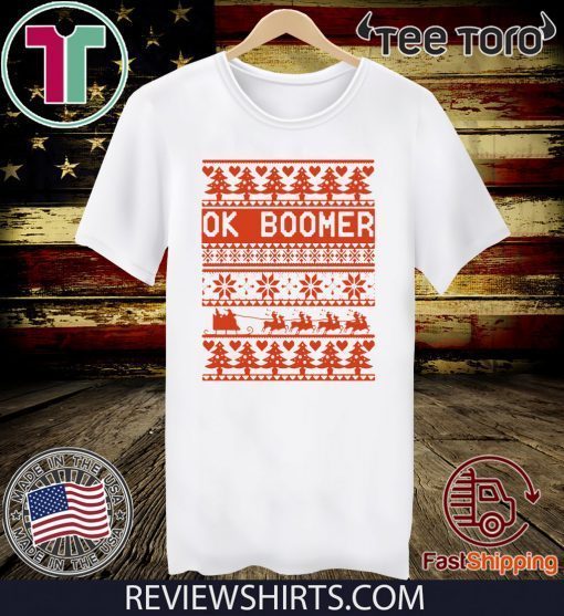 Ok Boomer Christmas t-shirts