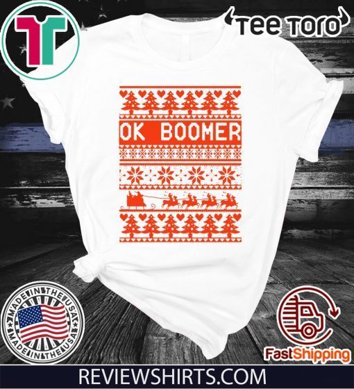 Ok Boomer Christmas t-shirts