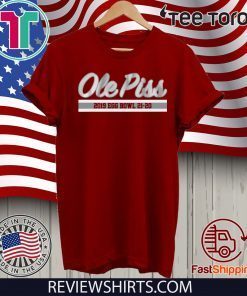 Ole Piss Egg Bowl shirt - Starkville MS Football T-Shirt