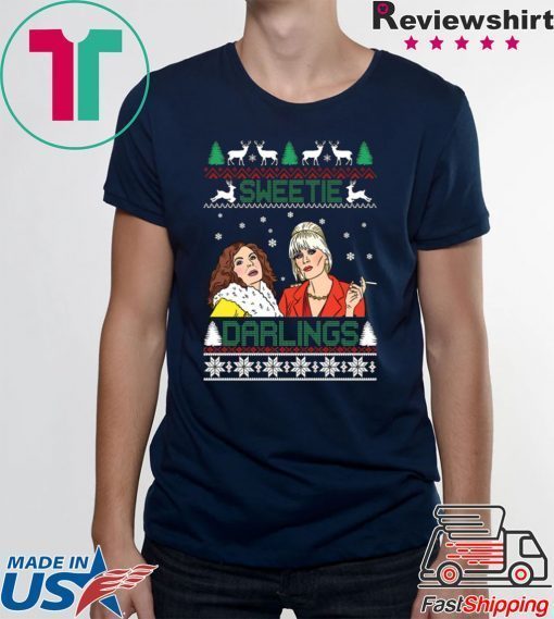 Patsy And Edina Sweetie Darling Christmas Shirt