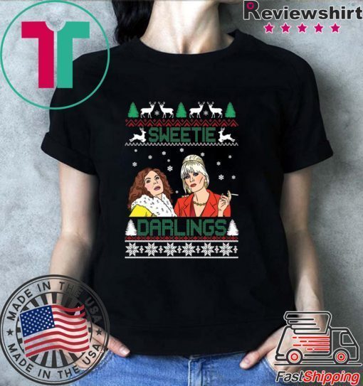 Patsy And Edina Sweetie Darling Christmas Shirt