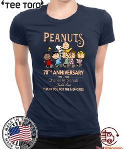 Peanuts 70th Anniversary 1950 2020 Shirts