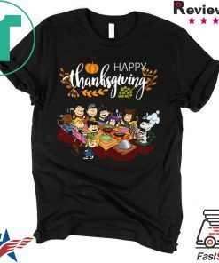 Peanuts Friends Party Thanksgiving Shirt