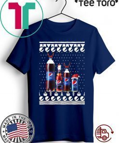 Pepsi Reindeer bottles and Can Funny Ugly Christmas Gift T-Shirt
