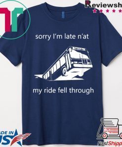 Pittsburgh Bus in Sinkhole Shirt