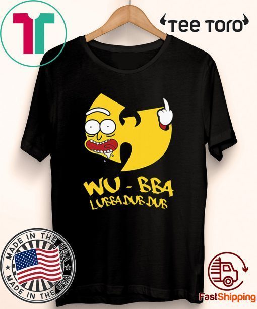 Rick Sanchez Wu Tang Wubba Lubba Dub Dub Offcial T-Shirt