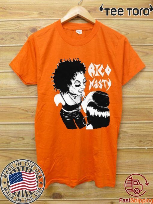 Rico nasty Punk Text Orange Merch Offcial T-Shirt