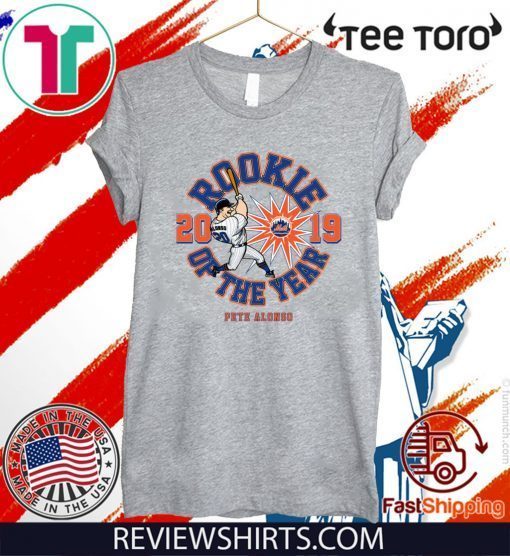 Rookie Of The Year Pete Alonso Offcial T-Shirt