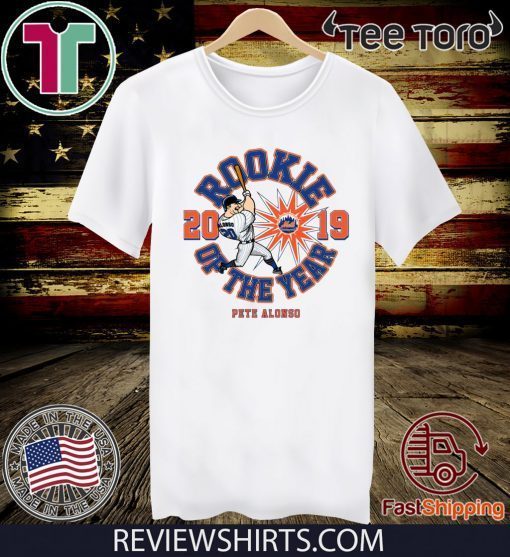 Rookie Of The Year Pete Alonso Offcial T-Shirt