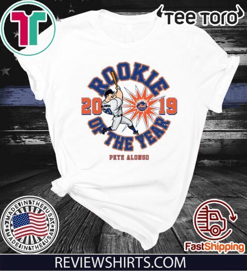 Rookie Of The Year Pete Alonso Offcial T-Shirt