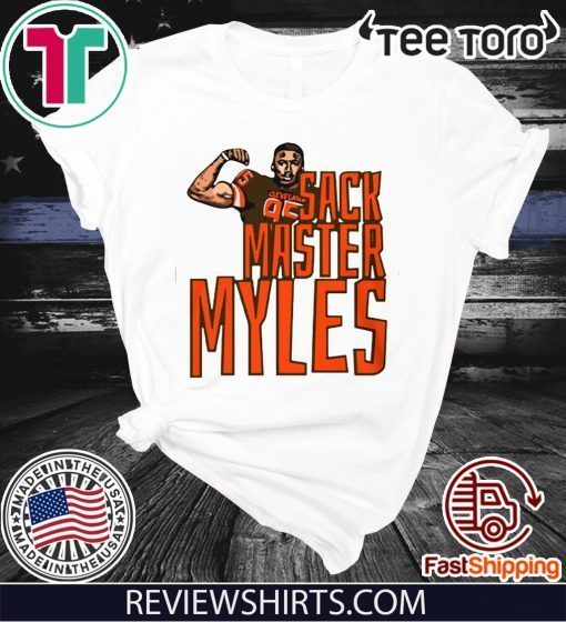 SACK MASTER MYLES CLEVELAND BROWNS T-SHIRT