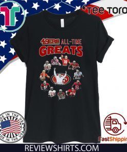 San Francisco 49ers All-Time Greats Signatures T-Shirt