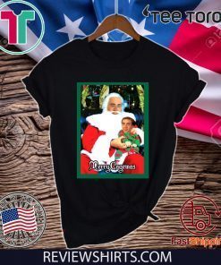 Santa Knee Nicolas Cage Merry Cagemas shirt T-Shirt