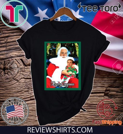 Santa Knee Nicolas Cage Merry Cagemas shirt T-Shirt