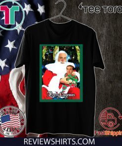 Santa Knee Nicolas Cage Merry Cagemas shirt T-Shirt