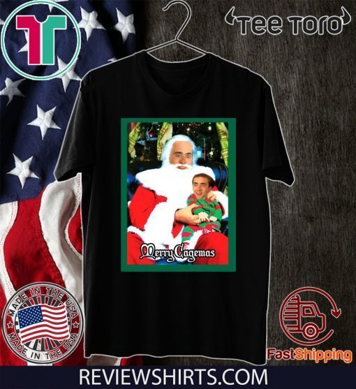 Santa Knee Nicolas Cage Merry Cagemas shirt T-Shirt