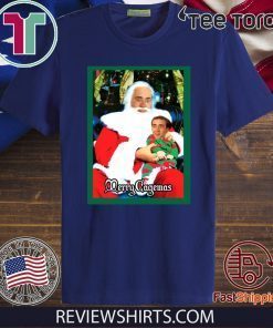 Santa Knee Nicolas Cage Merry Cagemas shirt T-Shirt