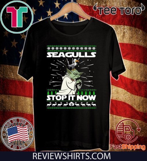 Seagulls Stop It Now Ugly Christmas Gift T-Shirt