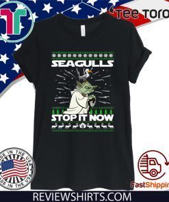 Seagulls Stop It Now Ugly Christmas Gift T-Shirt