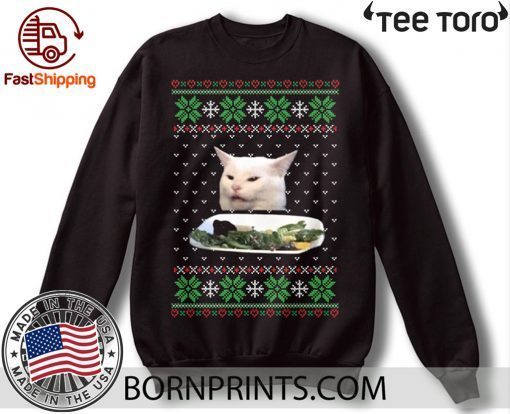 Smudge Cat Unisex Sweater Party Christmas Party Sweatshirt T-Shirt