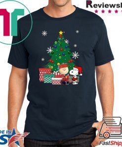 Snoopy and Charlie Brown Christmas Tree Tee Shirt
