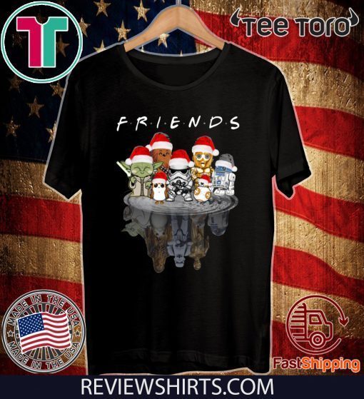 Original Star Wars Characters Water Reflection Friends Christmas T-Shirt