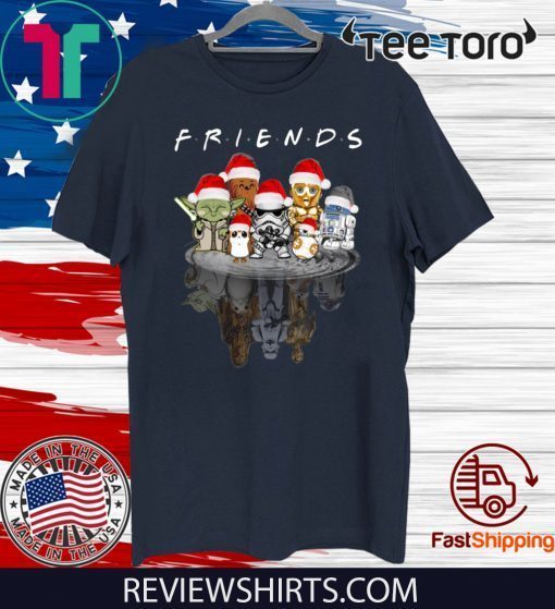 Original Star Wars Characters Water Reflection Friends Christmas T-Shirt