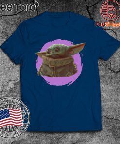 Star Wars Mandalorian Baby Yoda The Child Purple Ball Shirt T-Shirt