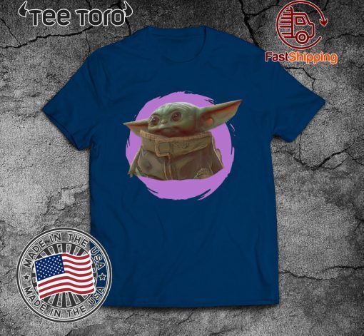 Star Wars Mandalorian Baby Yoda The Child Purple Ball Shirt T-Shirt