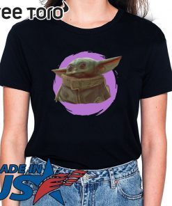 Star Wars Mandalorian Baby Yoda The Child Purple Ball Shirt T-Shirt