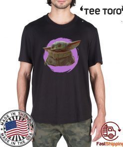 Star Wars Mandalorian Baby Yoda The Child Purple Ball Shirt T-Shirt