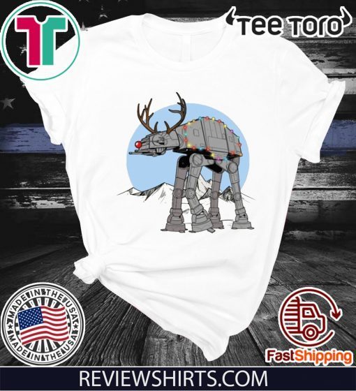 Star Wars Rudolph ATAT Walker Reindeer ATAT Funny Xmas Gift T-Shirt