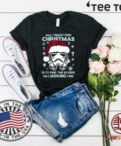 Star Wars Storm Trooper Droid Looking Christmas 2020 T-Shirt