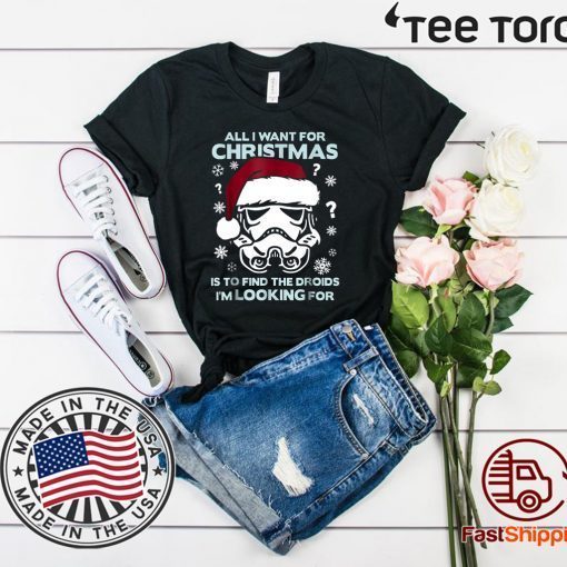 Star Wars Storm Trooper Droid Looking Christmas 2020 T-Shirt