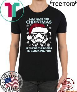 Star Wars Storm Trooper Droid Looking Christmas 2020 T-Shirt