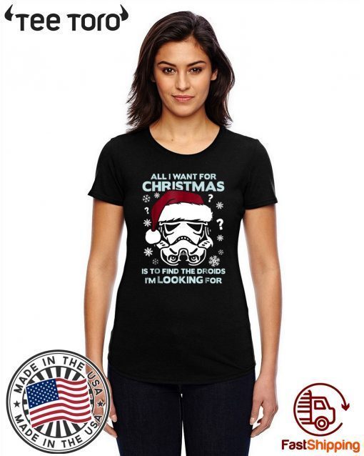 Star Wars Storm Trooper Droid Looking Christmas 2020 T-Shirt