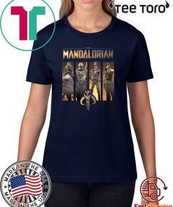 Star Wars The Mandalorian Group Line Up T Shirt