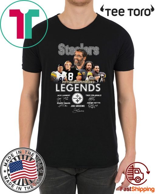 Steelers Pittsburgh Steelers Legends Signature Offcial T-Shirt