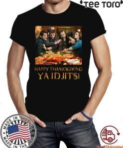 Supernatural Happy Thanksgiving Ya Idjits Shirt - Offcial Tee