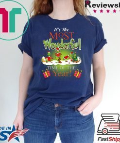 The Most Wonderful Grinch Time of The Year Christmas T-Shirt